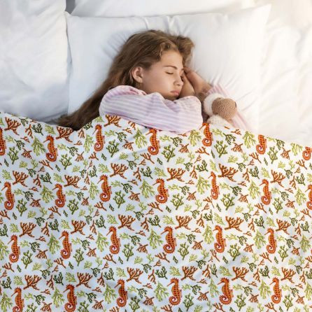 STANDARD Sea Animals Weighted Blanket for Kids