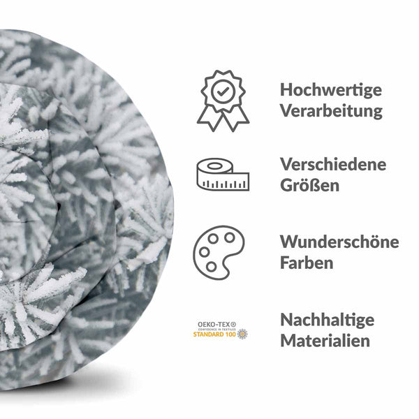 Set di biancheria da letto con coperte terapeutiche e stalattiti di ghiaccio