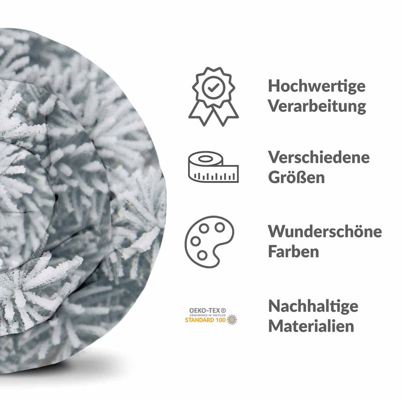 Set di biancheria da letto con coperte terapeutiche e stalattiti di ghiaccio