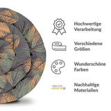 Set di biancheria da letto con coperta terapeutica motivo foglia autunnale