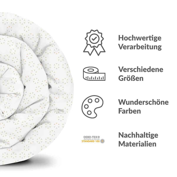 Therapiedekens katoenen hoes abstracte paardenbloemen