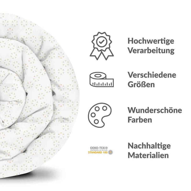 Therapiedekens katoenen hoes abstracte paardenbloemen