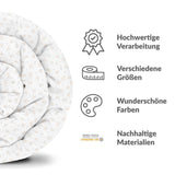 Therapiedekens katoenen hoes zachte boeketjes bloemen