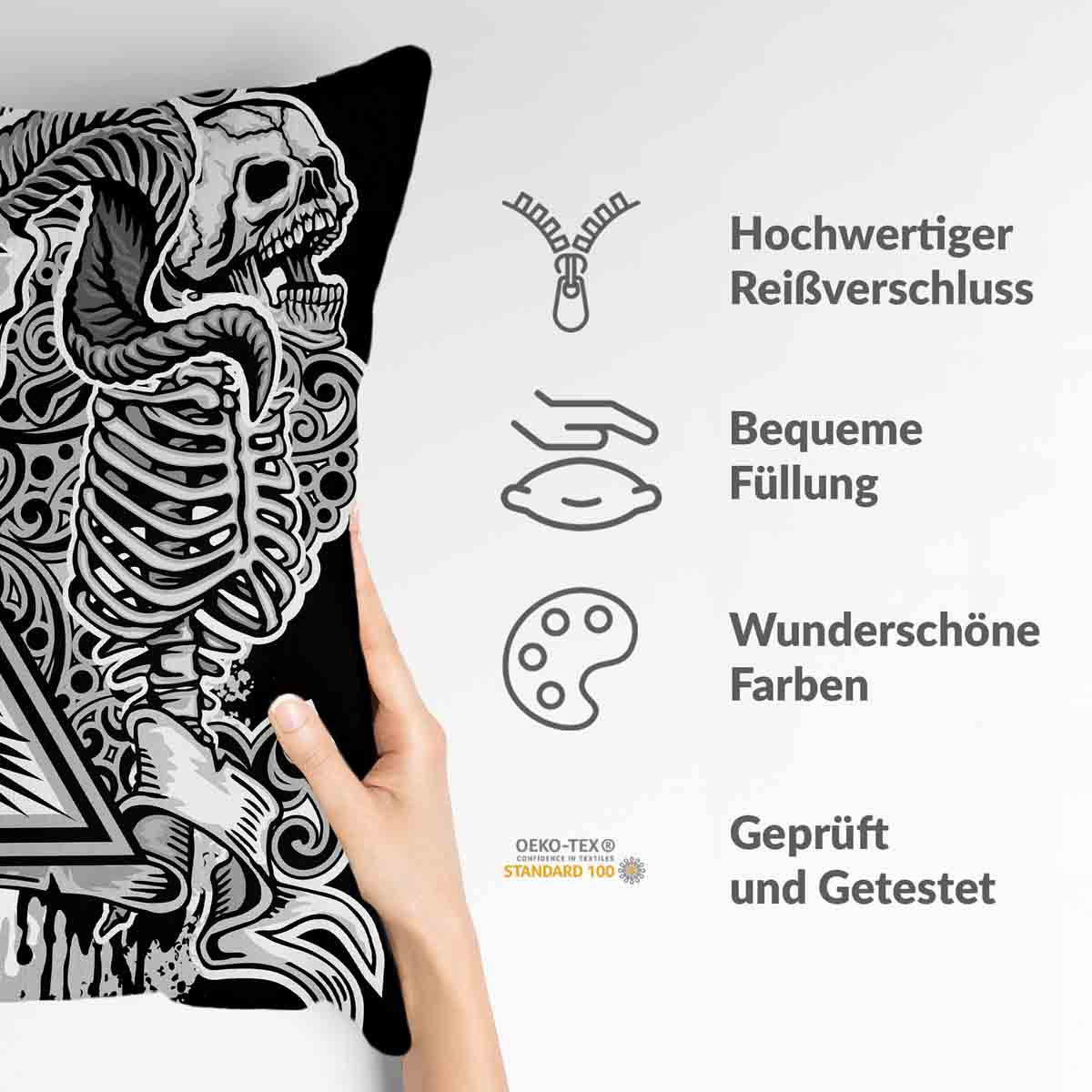 Gezondheidskussen Zwart Oog 2