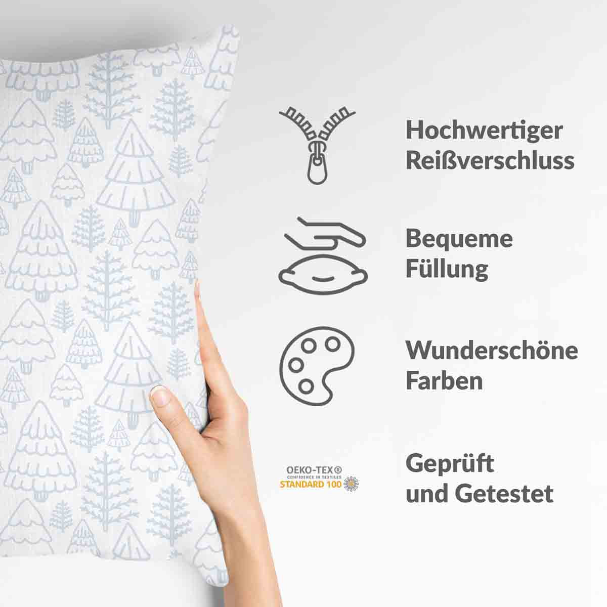 Health pillow delicate forest