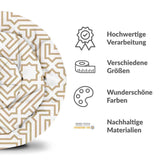 Therapiedekens katoenen hoes beige met vormen