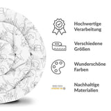 Therapiedekens katoenen hoes abstracte kerst