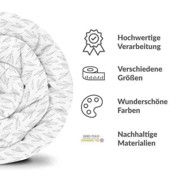 Therapiedekens Katoenen hoes Lichtgrijze takken