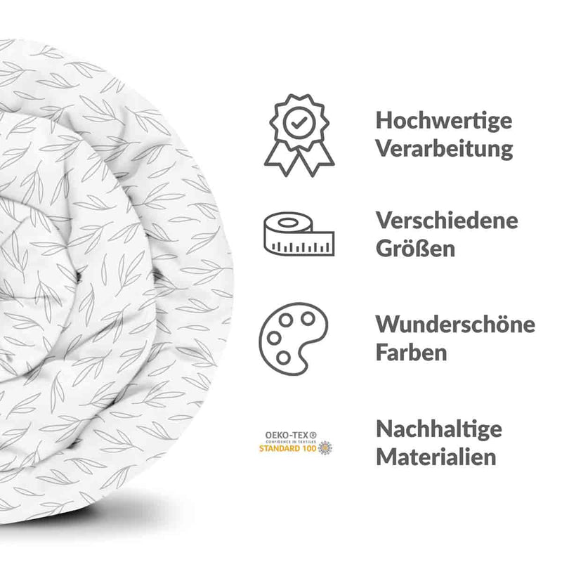 Therapiedekens Katoenen hoes Lichtgrijze takken