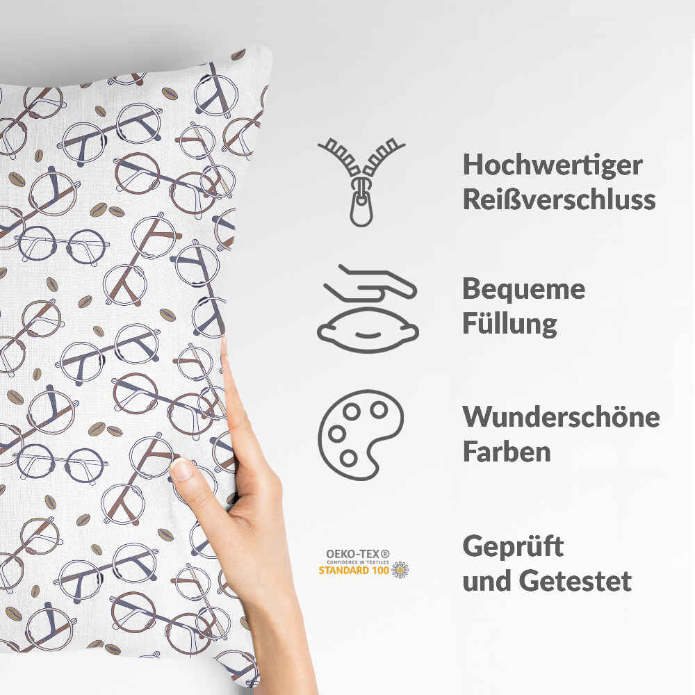 Cuscino per la salute con gli occhiali di Harry