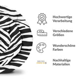 Therapiedekens katoenen hoes Zebraprint