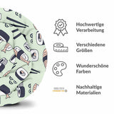 Therapie dekens katoenen hoes lichtgroen met sushi