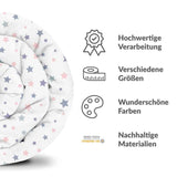 Coperte terapeutiche con rivestimento in cotone bianco con stelle