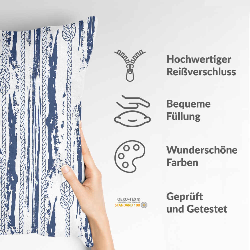 Health pillow striped pattern