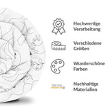 Therapiedekens katoenen hoes vrouwengezicht boho