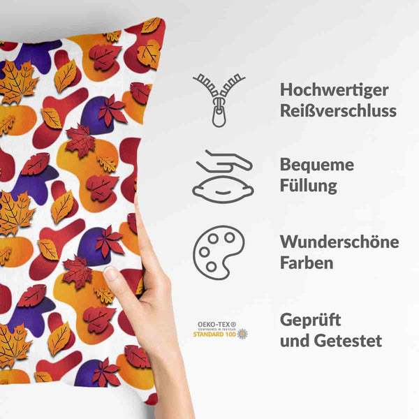 Health pillows with colorful spots