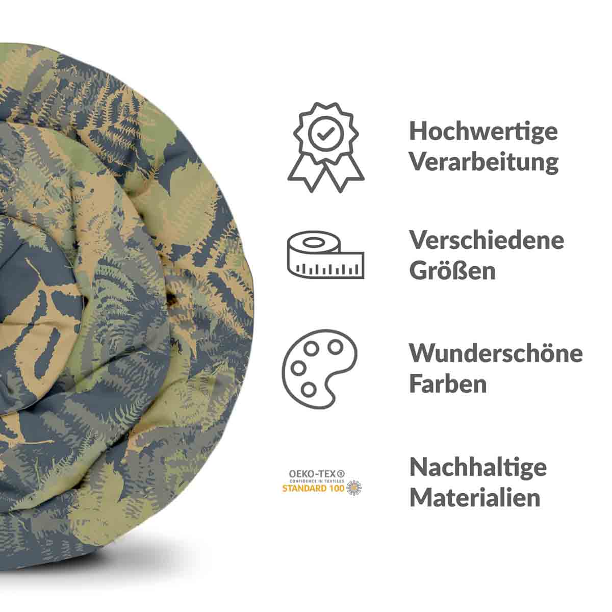 Original therapy blanket - cotton cover forest