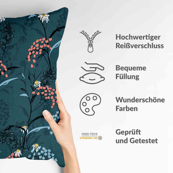 Health pillow spring flowers