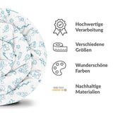 Coperte terapeutiche con rivestimento in cotone bianco con giocattoli