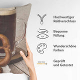 Health pillows with pretzels