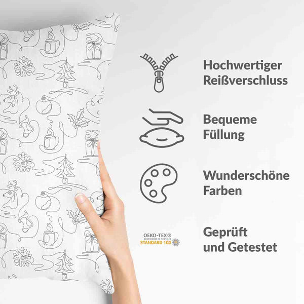 Health pillow Abstract Christmas