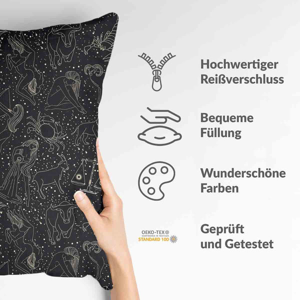Almohada de salud negra horóscopo