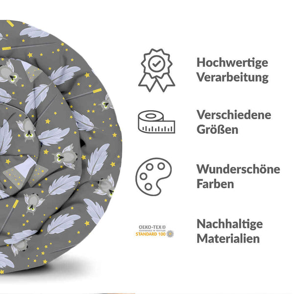 Coperte terapeutiche con rivestimento in cotone nero bacchetta magica