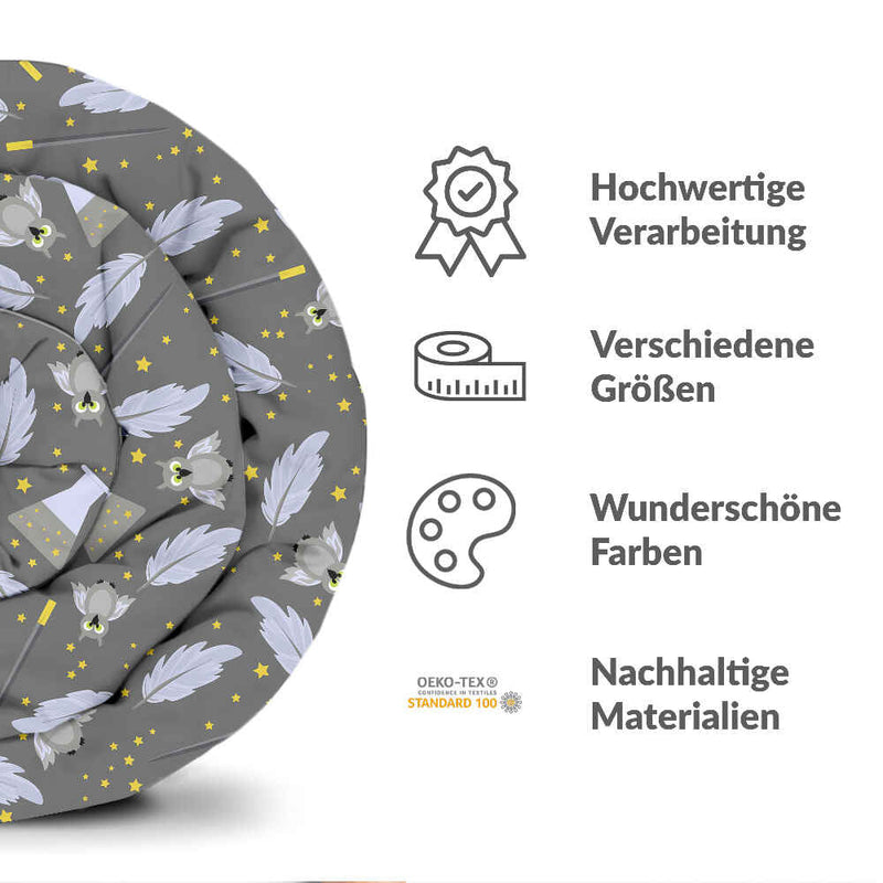 Coperte terapeutiche con rivestimento in cotone nero bacchetta magica