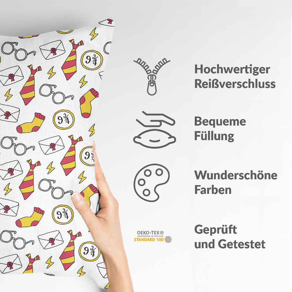 Health Pillow White Magic School