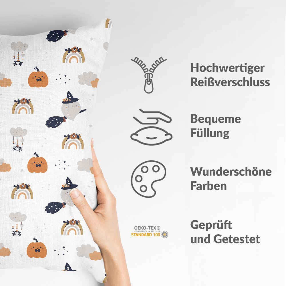 Almohada de salud blanca otoño