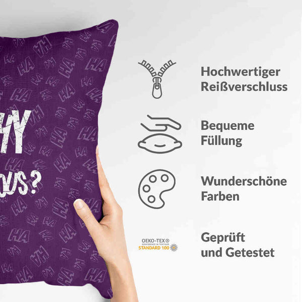 Health Pillow Lila Why So Serious?