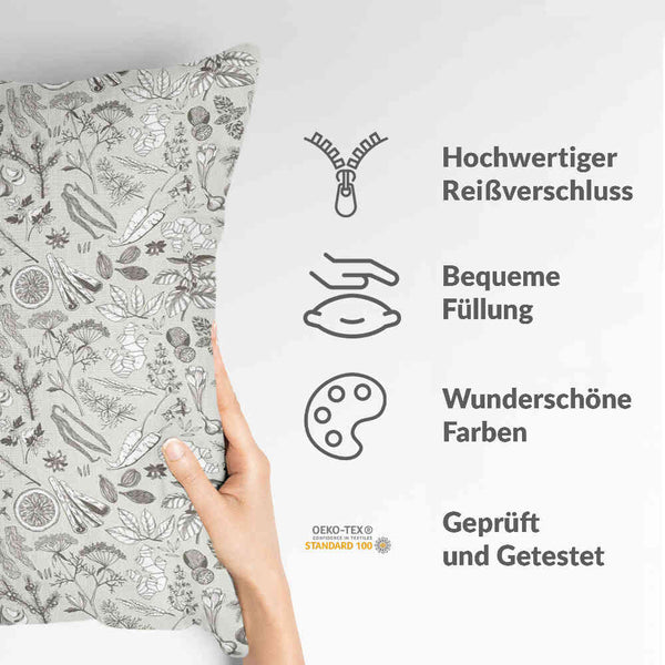 Health pillow grey spices