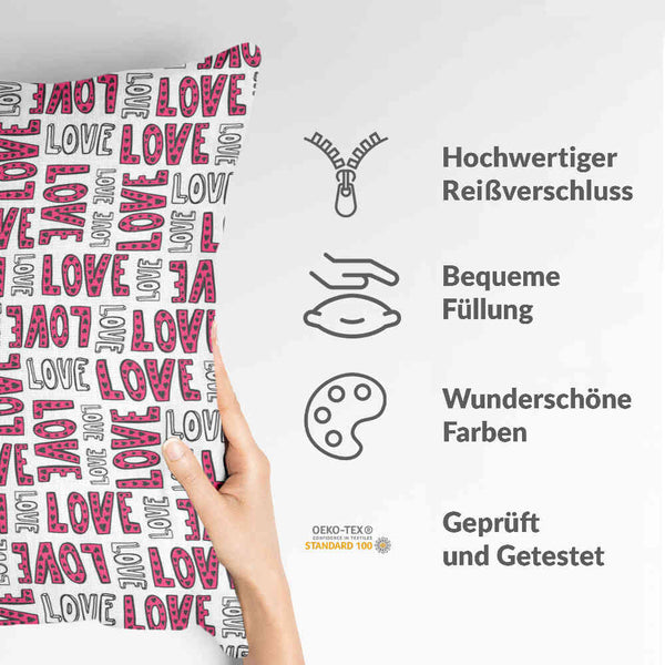 Health pillow White LOVE