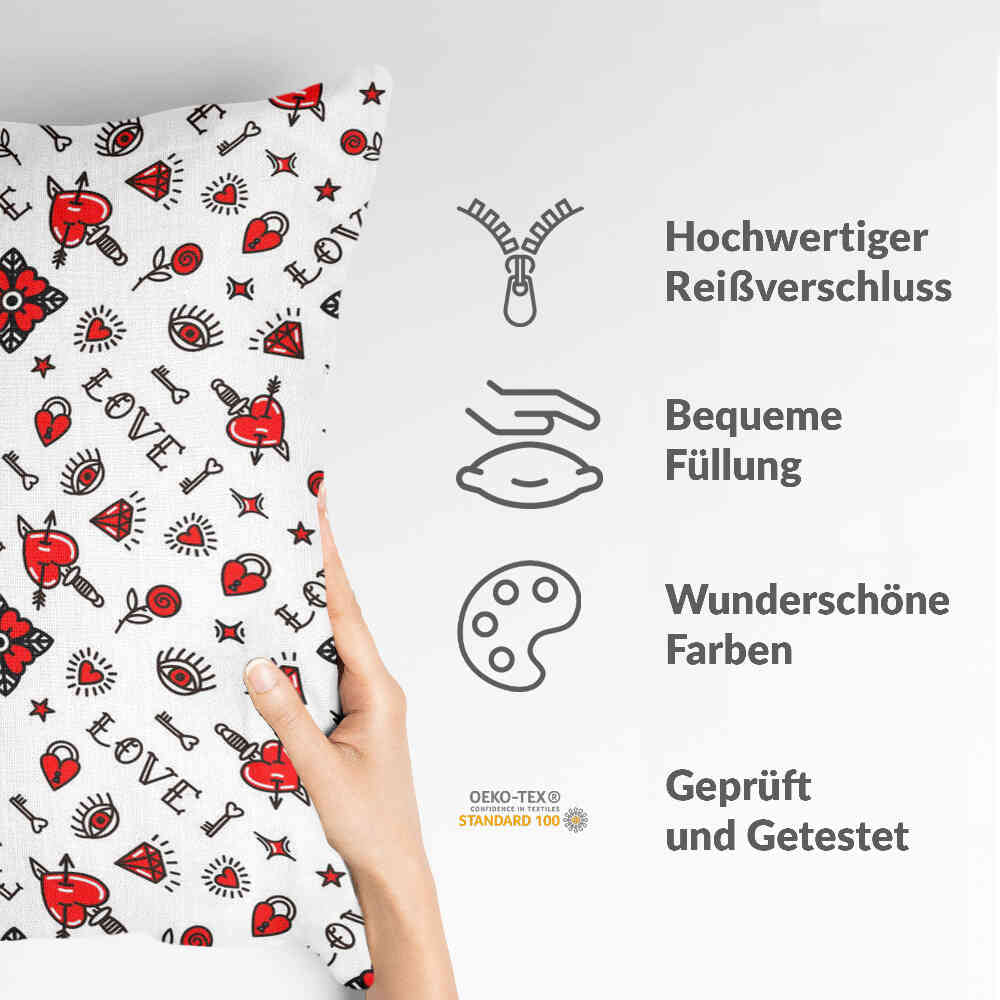 Almohada de salud amor mixto