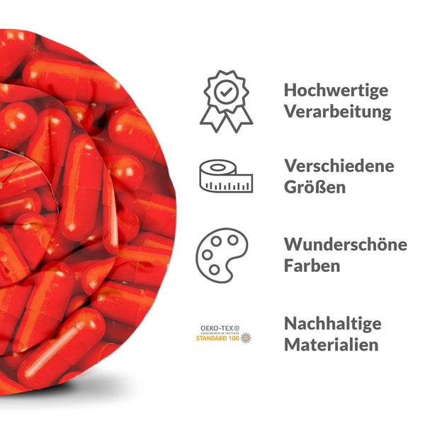 Therapiedekens Beddengoed Set Rood Tabletten