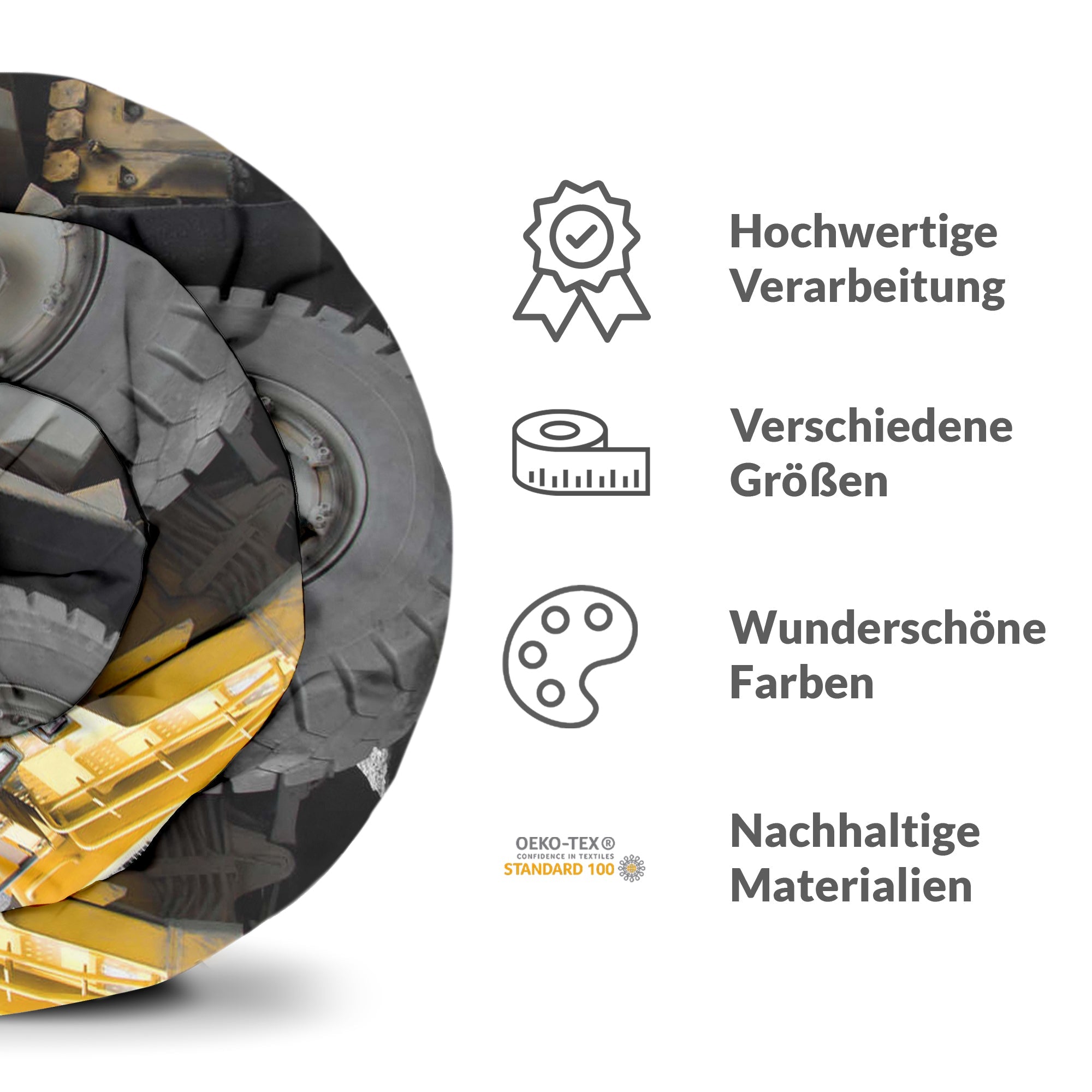 Coperta terapeutica originale - Rivestimento in cotone Camion giallo