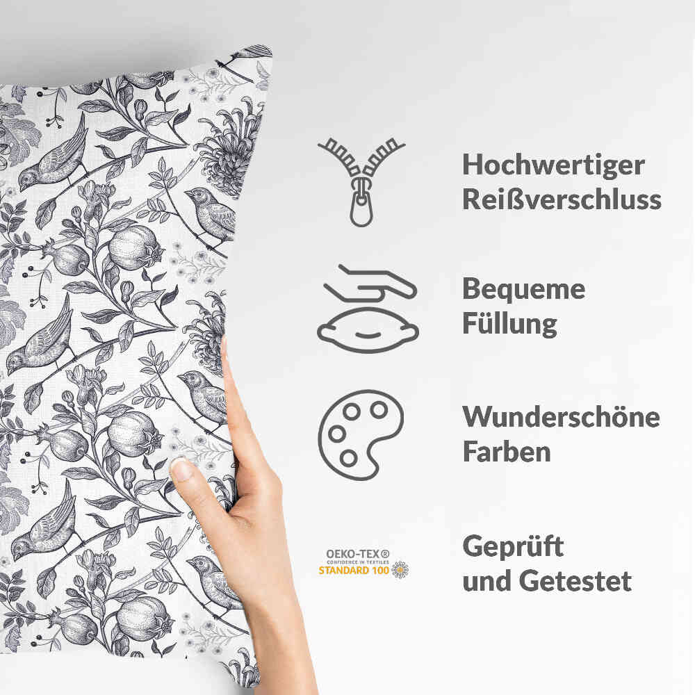 Gezondheidskussen Grijs Lente