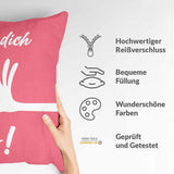 Health pillow, pink. I love you.