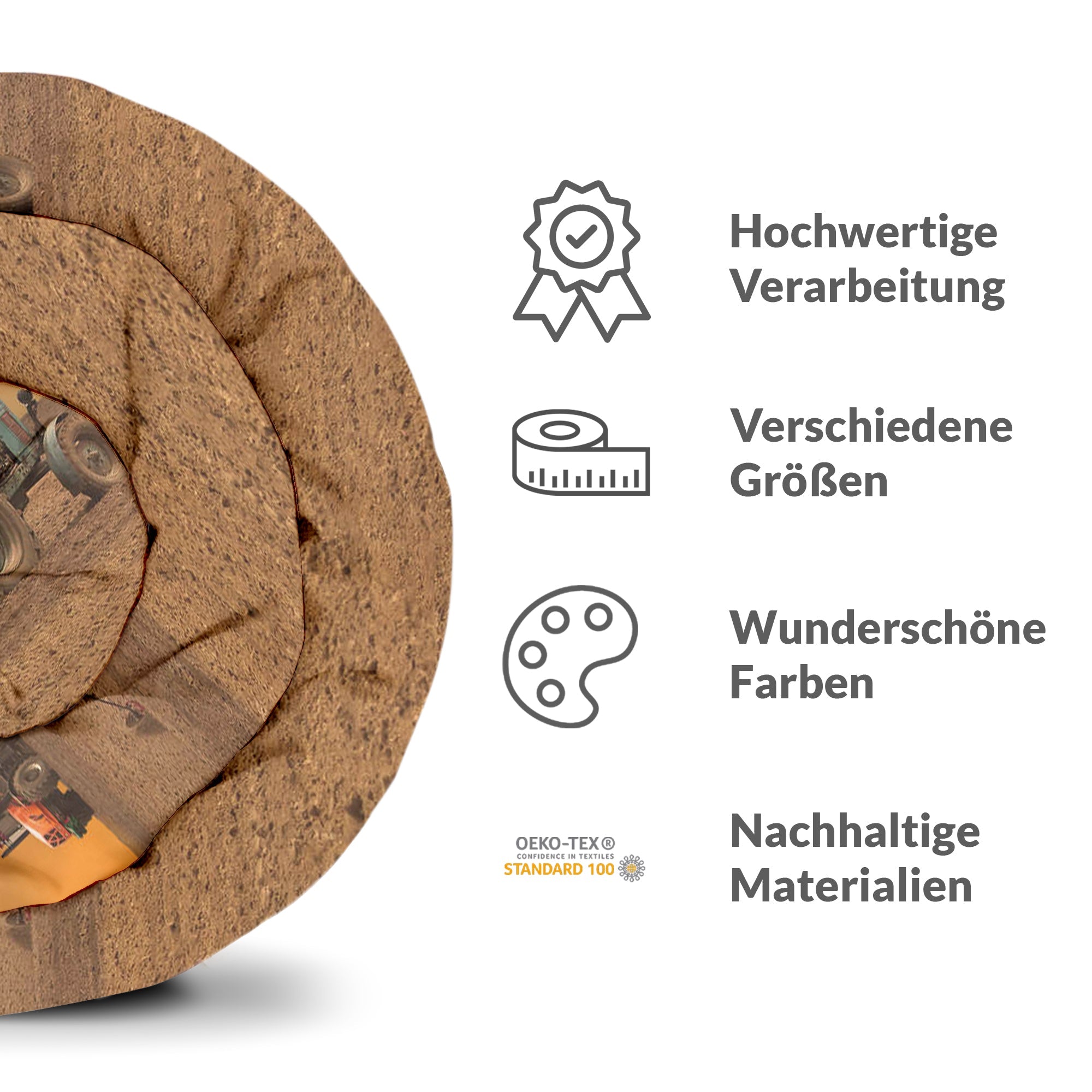 Therapy blankets bedding set two tractors