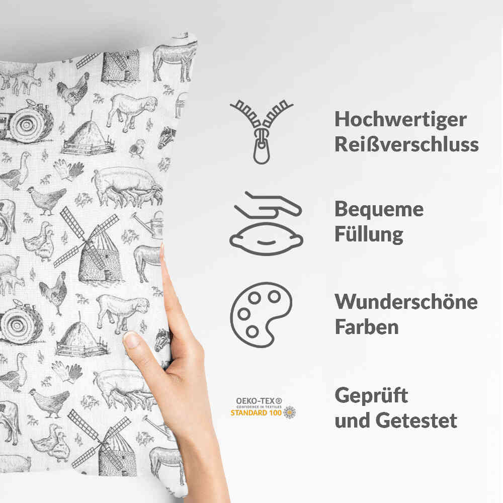 Cuscino sanitario grigio fattoria