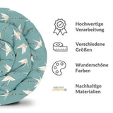 Coperte terapeutiche biancheria da letto copertura origami cigno