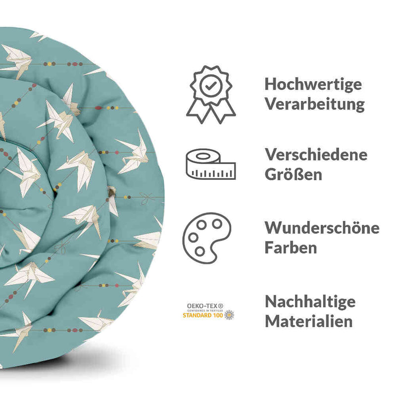 Coperte terapeutiche biancheria da letto copertura origami cigno