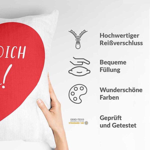 Health pillow Heart I love you