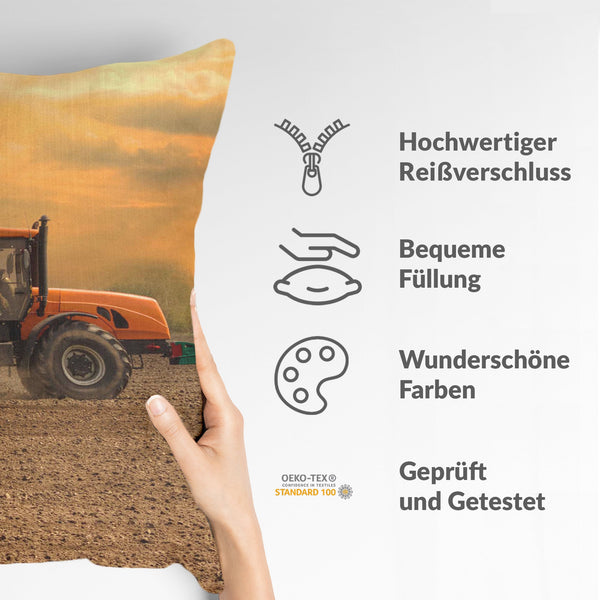 Health cushion tractor with trailer