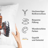 Health pillow tractor in orange