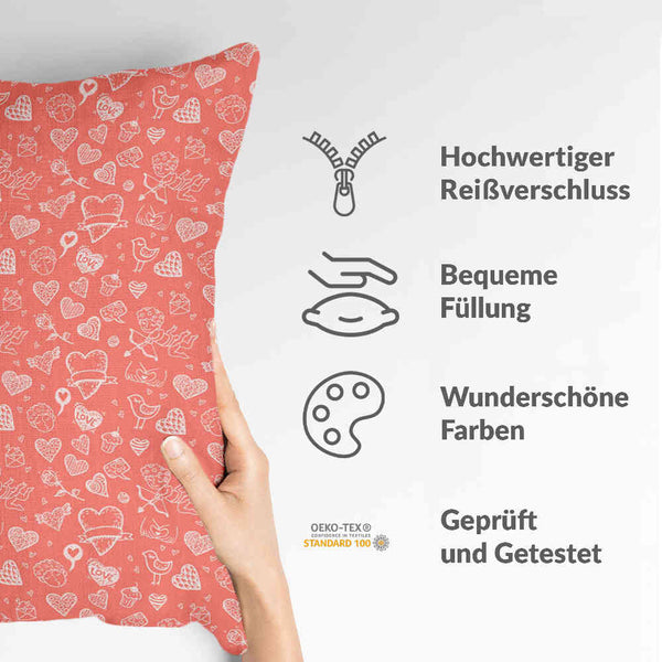 Health pillow Cupid and love arrow