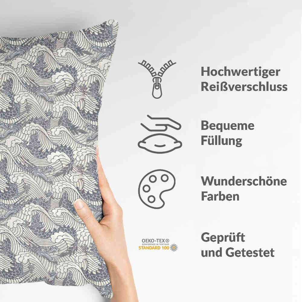 Almohada de salud mar agitado