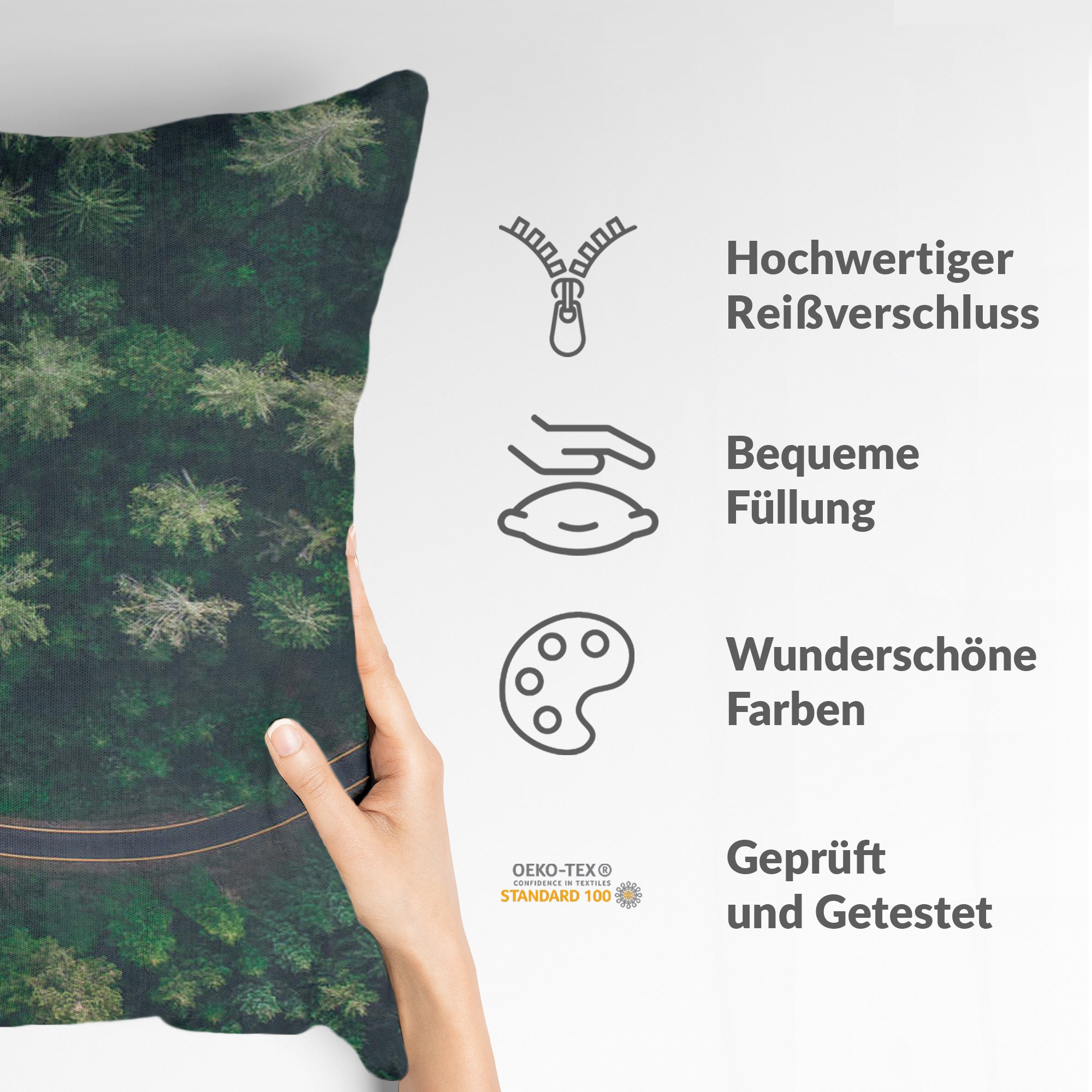 Gezondheidskussen Straat in het Bos