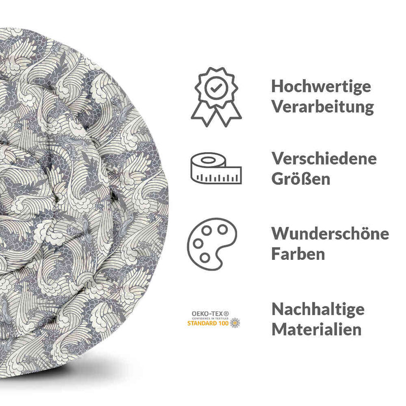 Set di biancheria da letto con coperta terapeutica Mare tempestoso