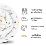 Set di biancheria da letto con coperte terapeutiche e gocce colorate